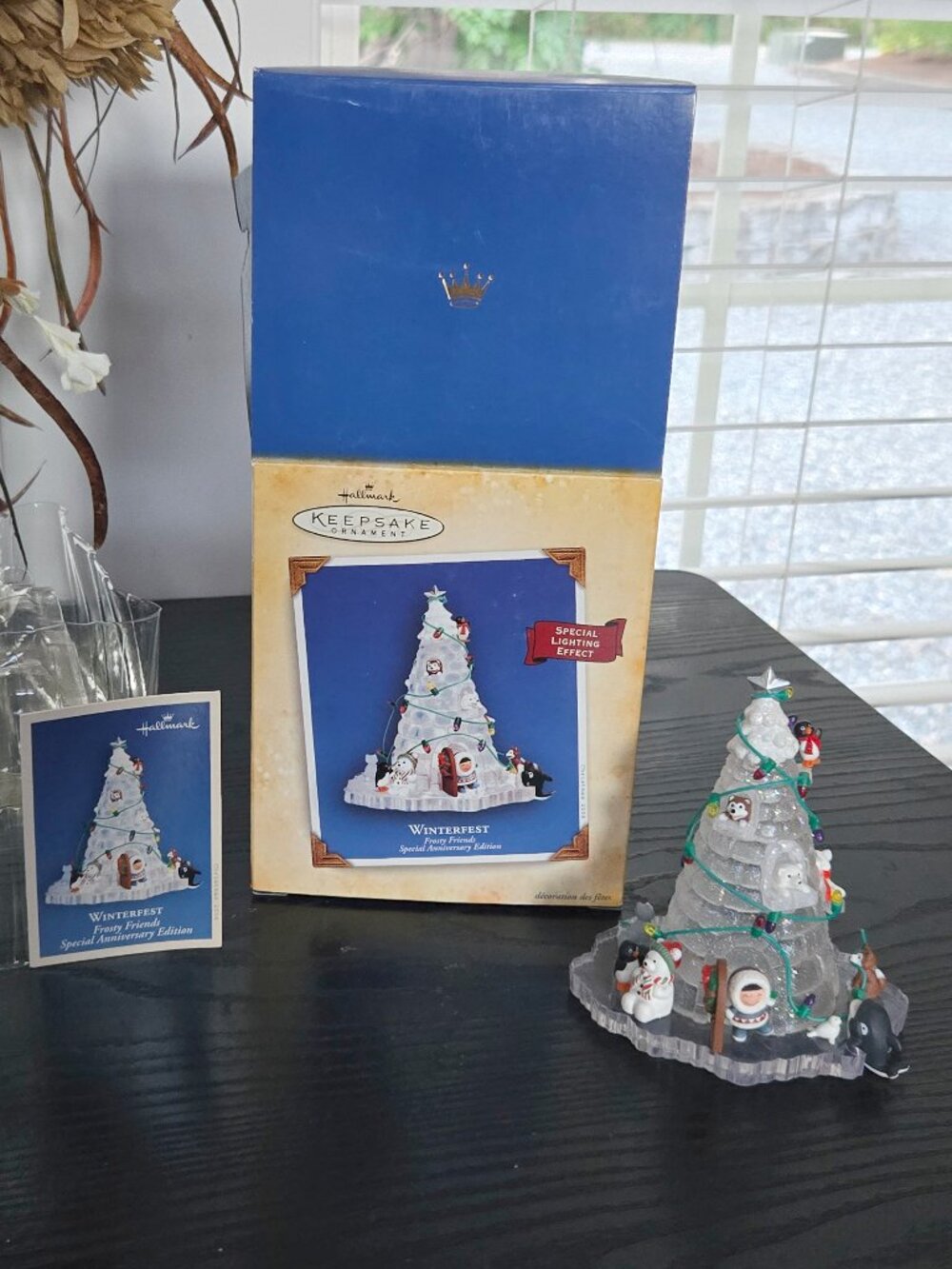 Vintage 2004 Hallmark Keepsake Ornament Winterfest 25th Frosty Anniversary